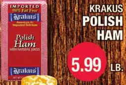 Carnicerias Jimenez KRAKUS POLISH HAM offer