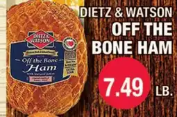 Carnicerias Jimenez DIETZ & WATSON OFF THE BONE HAM offer