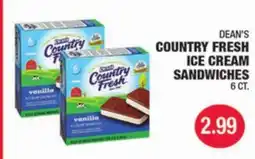 Carnicerias Jimenez DEAN'S COUNTRY FRESH ICE CREAM SANDWICHES offer