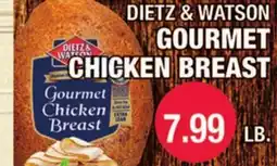 Carnicerias Jimenez DIETZ & WATSON GOURMET CHICKEN BREAST offer