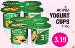 Carnicerias Jimenez ACTIVIA YOGURT CUPS offer