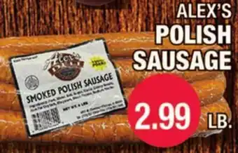 Carnicerias Jimenez ALEX'S POLISH SAUSAGE offer