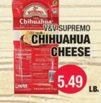 Carnicerias Jimenez V&V SUPREMO CHIHUAHUA CHEESE offer