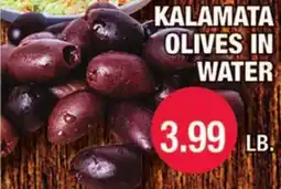Carnicerias Jimenez KALAMATA OLIVES IN WATER offer