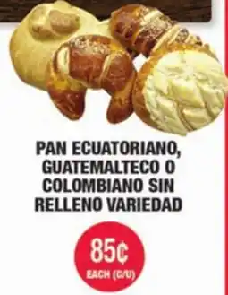 Carnicerias Jimenez PAN ECUATORIANO, GUATEMALTECO O COLOMBIANO SIN RELLENO VARIEDAD offer
