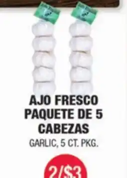 Carnicerias Jimenez AJO FRESCO PAQUETE DE 5 CABEZAS offer