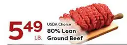 Rich's Fresh Market USDA Choice 80% Lean Ground Beef offer