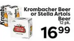 Rich's Fresh Market Krombacher Beer or Stella Artois Beer offer