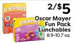 Rich's Fresh Market Oscar Mayer Fun Pack Lunchables offer