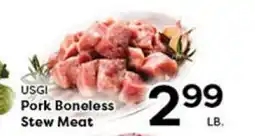 Rich's Fresh Market USGI Pork Boneless Stew Meat offer