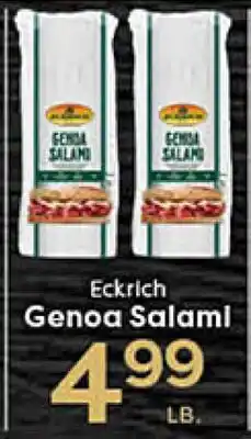 Rich's Fresh Market Eckrich Genoa Salami offer