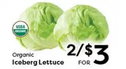 Rich's Fresh Market Organic Iceberg Lettuce offer