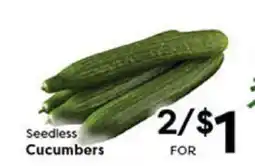 Rich's Fresh Market Seedless Cucumbers offer