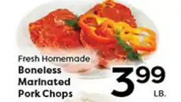Rich's Fresh Market Fresh Homemade Boneless Marinated Pork Chops offer