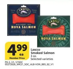 Albertsons Lascco Smoked Salmon offer