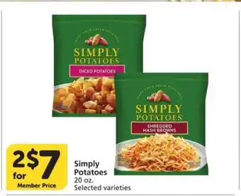 Albertsons Simply Potatoes offer