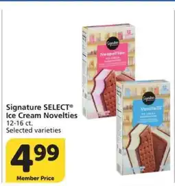 Albertsons Signature Select Ice Cream Novelties offer