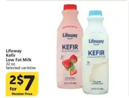 Albertsons Lifeway Kefir Low Fat Milk offer