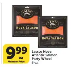 Albertsons Lascco Nova Atlantic Salmon Party Wheel offer