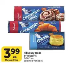 Albertsons Pillsbury rolls or biscuits offer
