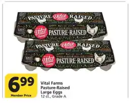 Albertsons Vital Farms Pasture-Raised Large Eggs offer