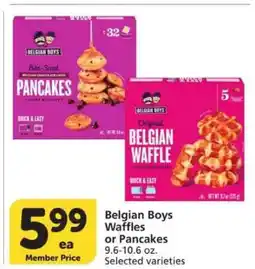 Albertsons Belgian Boys Waffles or Pancakes offer