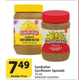 Albertsons SunButter Sunflower Spreads offer
