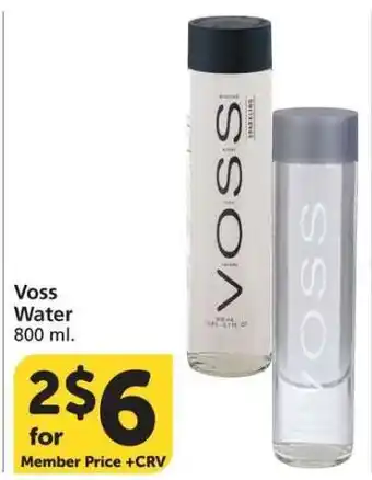 Albertsons Voss Water offer