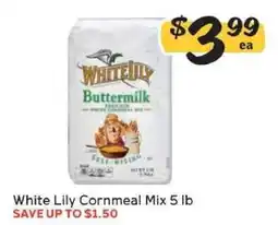 Winn Dixie White Lily Cornmeal Mix 5 lb offer