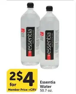 Albertsons essentia Water offer