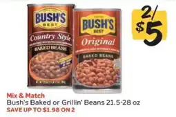Winn Dixie Bush's Baked or Grillin' Beans offer