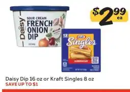 Winn Dixie Daisy Dip 16 oz or Kraft Singles 8 oz offer