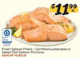 Winn Dixie Fresh Salmon Fillets offer