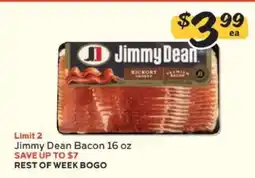 Winn Dixie Jimmy Dean Bacon offer