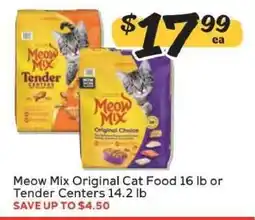 Winn Dixie Meow Mix Original Cat Food offer