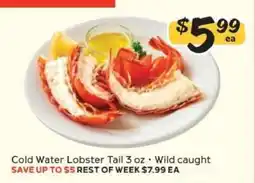 Winn Dixie Cold Water Lobster Tail offer