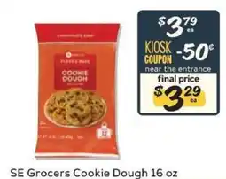 Winn Dixie SE Grocers Cookie Dough 16 oz offer