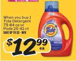 Winn Dixie Tide Detergent offer