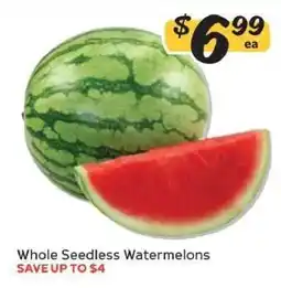 Winn Dixie Whole Seedless Watermelons offer