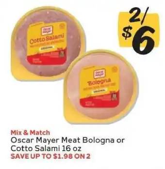 Winn Dixie Oscar Mayer Meat Bologna or Cotto Salami offer