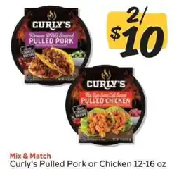 Winn Dixie Curly's Pulled Pork or Chicken offer