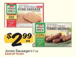 Winn Dixie Jones Sausage offer