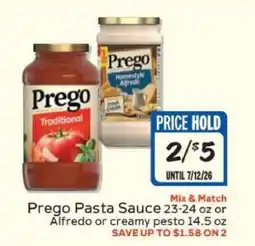 Winn Dixie Prego Pasta Sauce offer