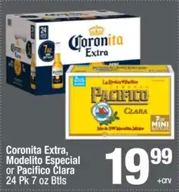 Super King Markets Coronita Extra, Modelito Especial or Pacifico Clara offer