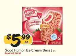 Winn Dixie Good Humor Ice Cream Bars offer