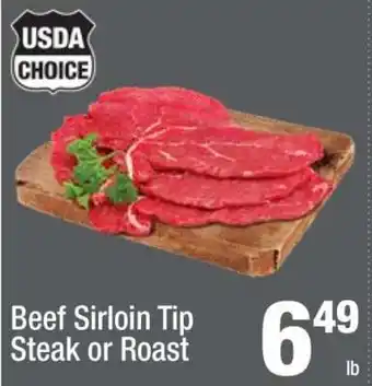 Super King Markets Beef Sirloin Tip Steak or Roast offer