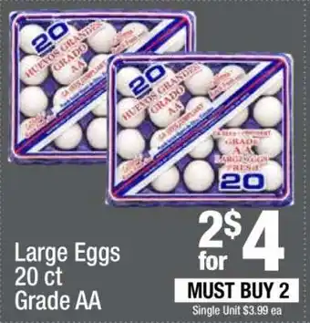 Super King Markets Large Eggs offer