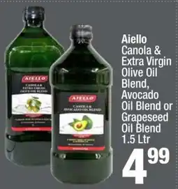 Super King Markets Aiello Canola & Extra Virgin Olive Oil Blend, Avocado Oil Blend or Grapeseed Oil Blend offer