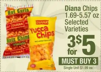Super King Markets Diana Chips offer