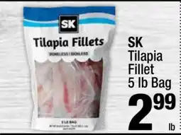 Super King Markets SK Tilapia Fillet 5 lb Bag offer